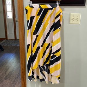 LANE BRYANT Geometric High-low Skirt